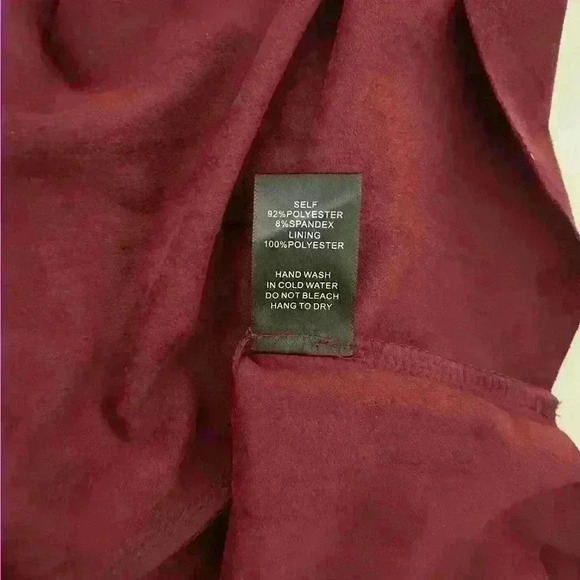 JOH Anthropologie aurora M long sleeve faux suede dress, NWT, side pockets - Picture 5 of 6